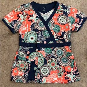 Spring scrub top